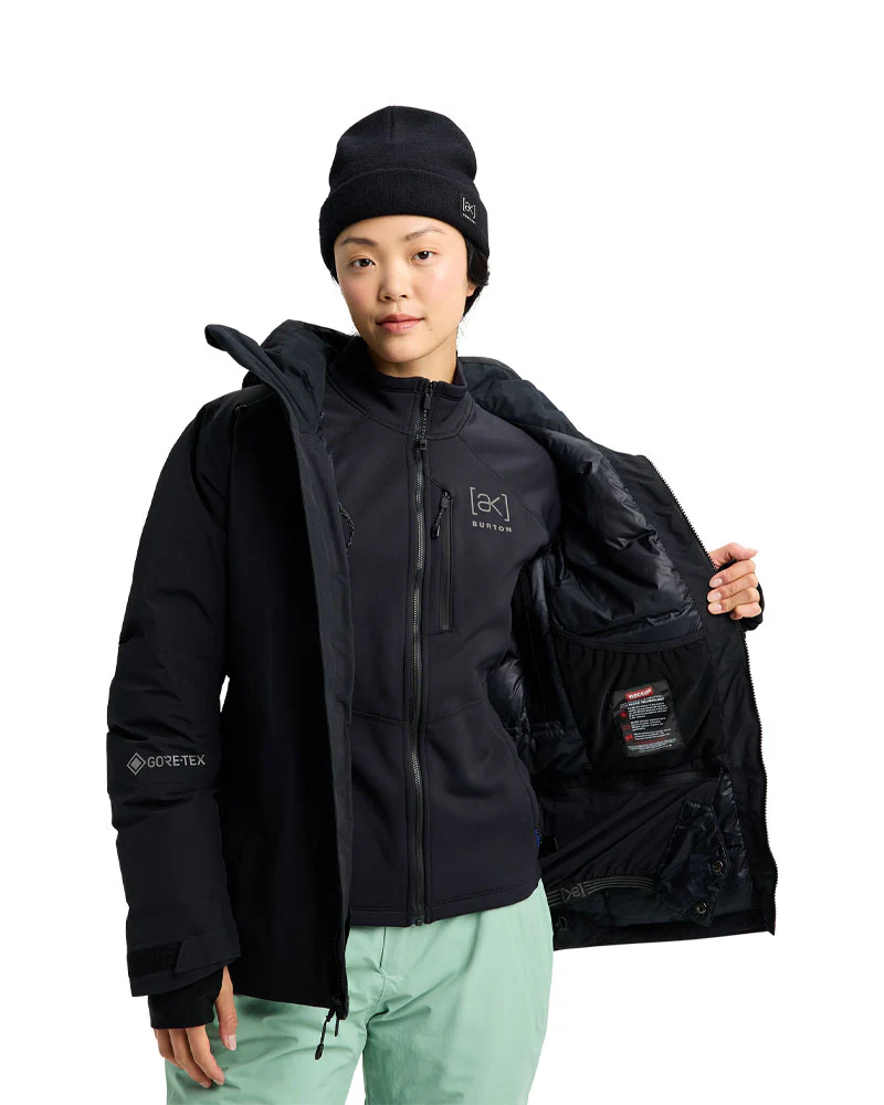 Burton Women's [ak] Flare 2L Down Gore-Tex Down Jacket True Black 2026 - Image 9