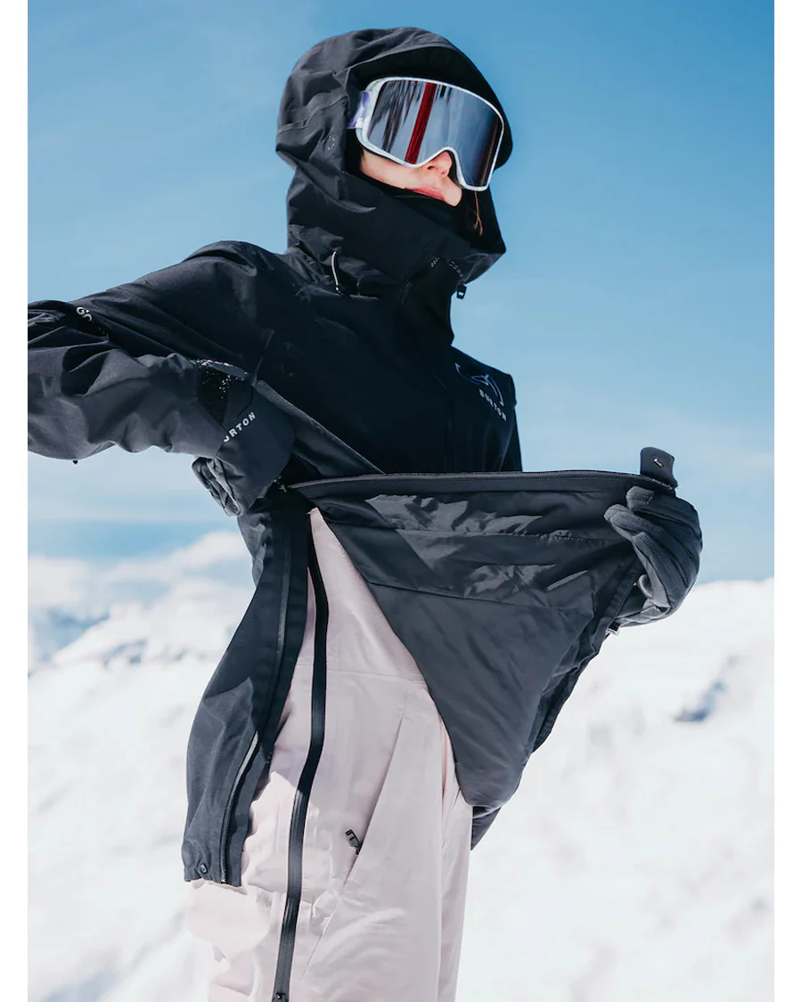Burton Women's [ak] Kimmy Gore-Tex 2L Anorak True Black 2026 - Image 2