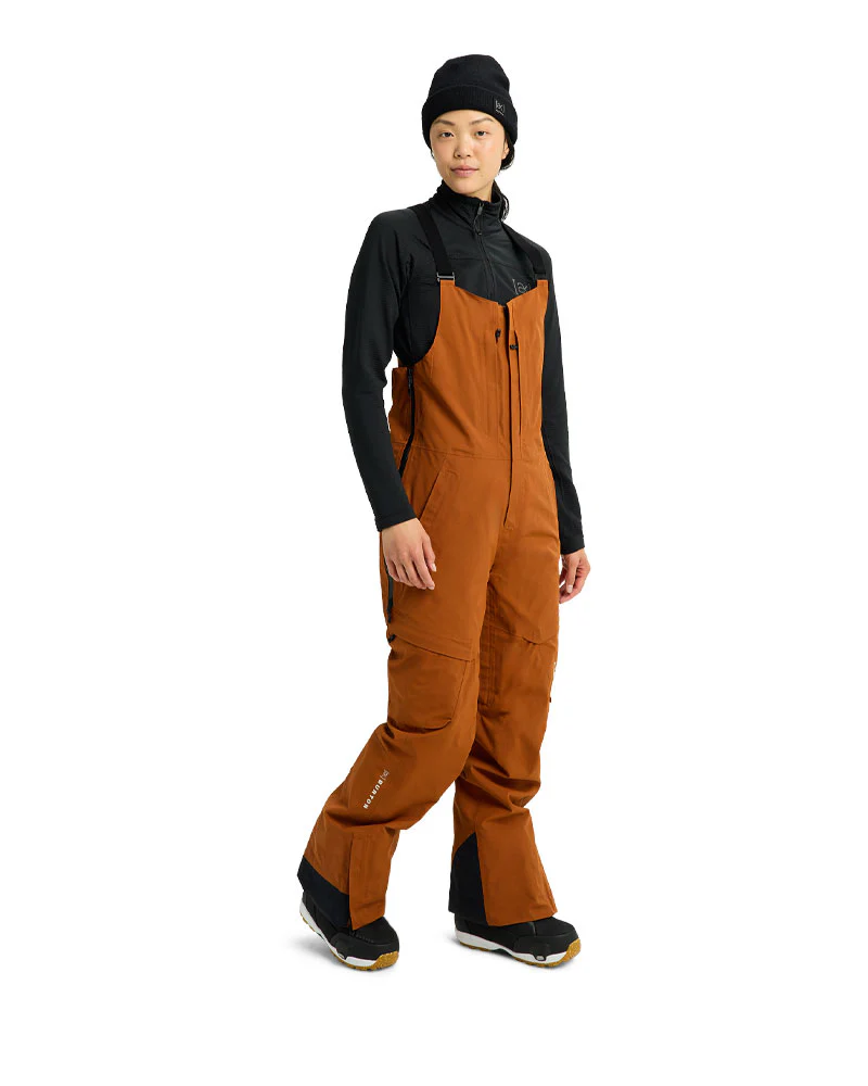 Burton Women's [ak] Kimmy Gore-Tex 2L Bib Pants Chestnut Brown 2026 - Image 2
