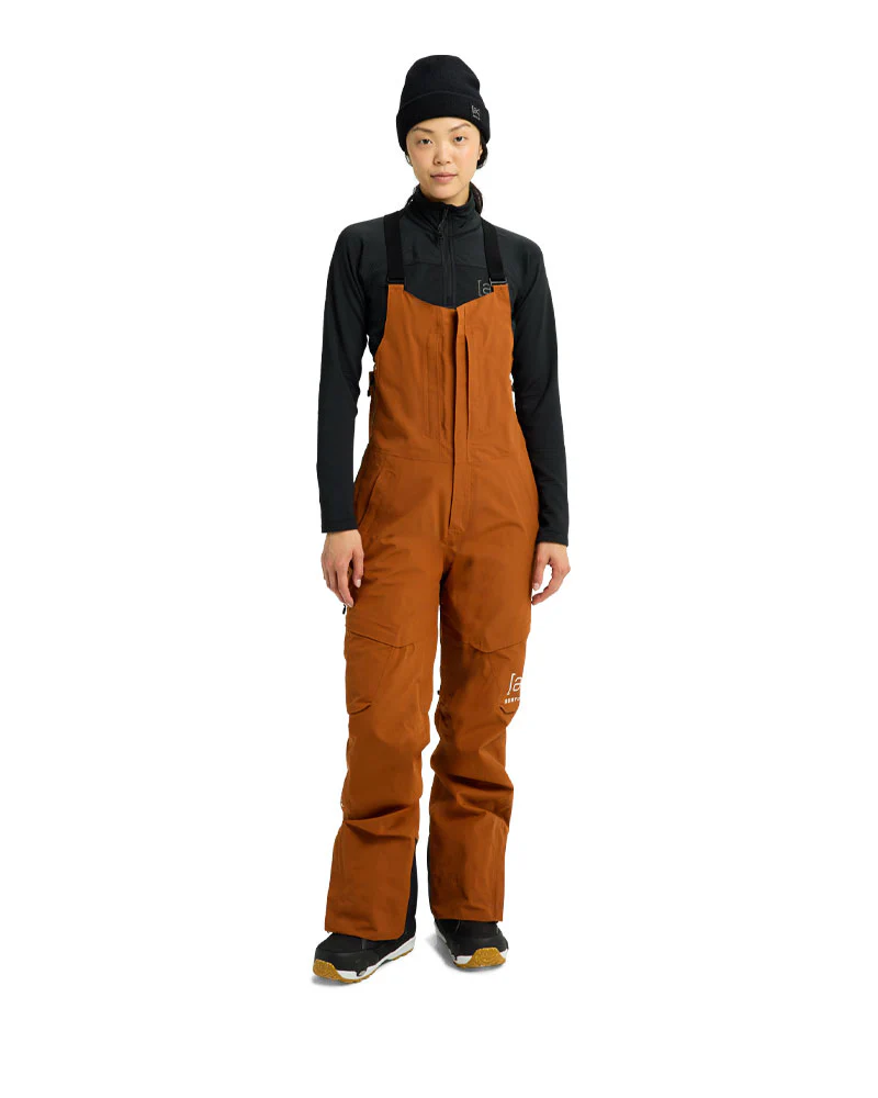 Burton Women's [ak] Kimmy Gore-Tex 2L Bib Pants Chestnut Brown 2026 - Image 3