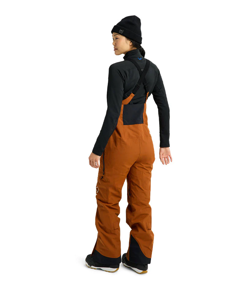 Burton Women's [ak] Kimmy Gore-Tex 2L Bib Pants Chestnut Brown 2026 - Image 4