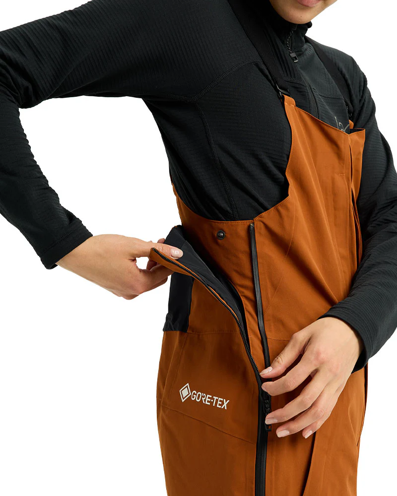 Burton Women's [ak] Kimmy Gore-Tex 2L Bib Pants Chestnut Brown 2026 - Image 5