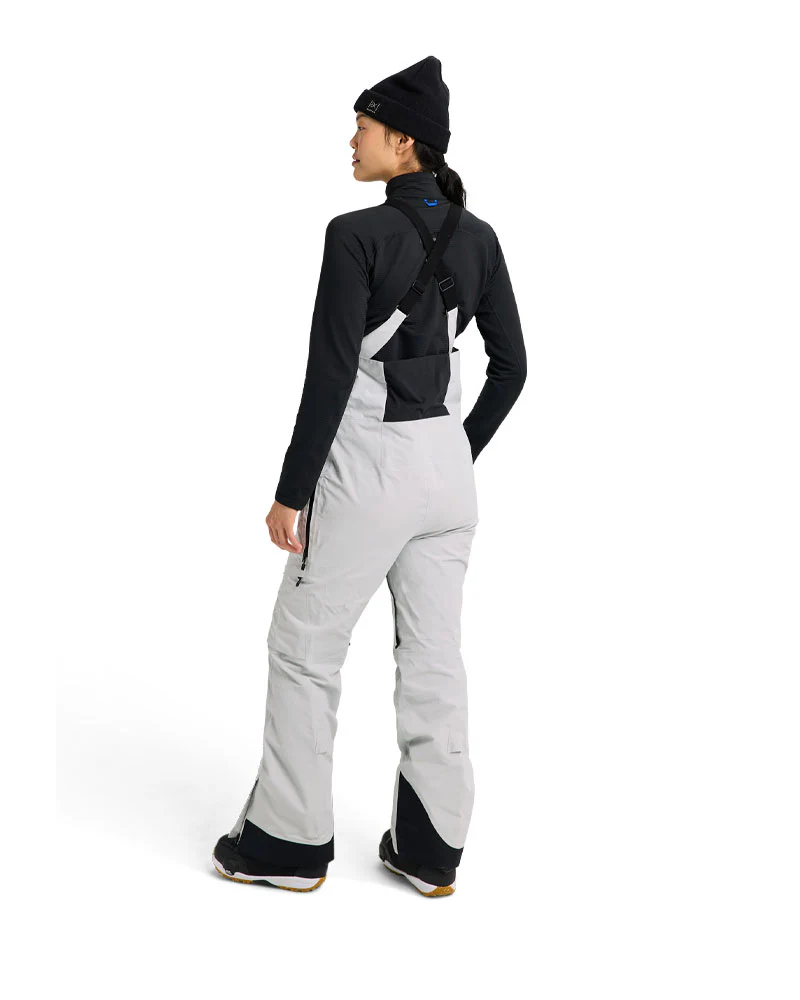 Burton Women's [ak] Kimmy Gore-Tex 2L Bib Pants Gray Cloud 2026 - Image 4
