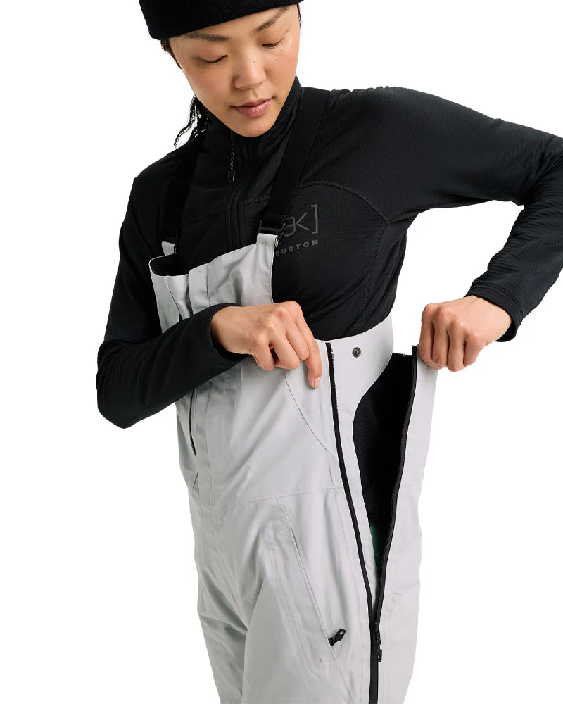 Burton Women's [ak] Kimmy Gore-Tex 2L Bib Pants Gray Cloud 2026 - Image 6