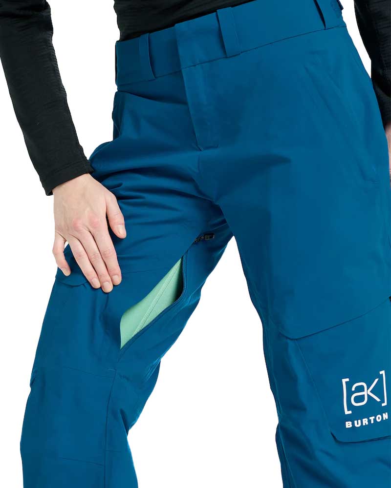 Burton Women's [ak] Summit Gore-Tex 2L Insulated Pants Blue Teal 2026 - Image 5
