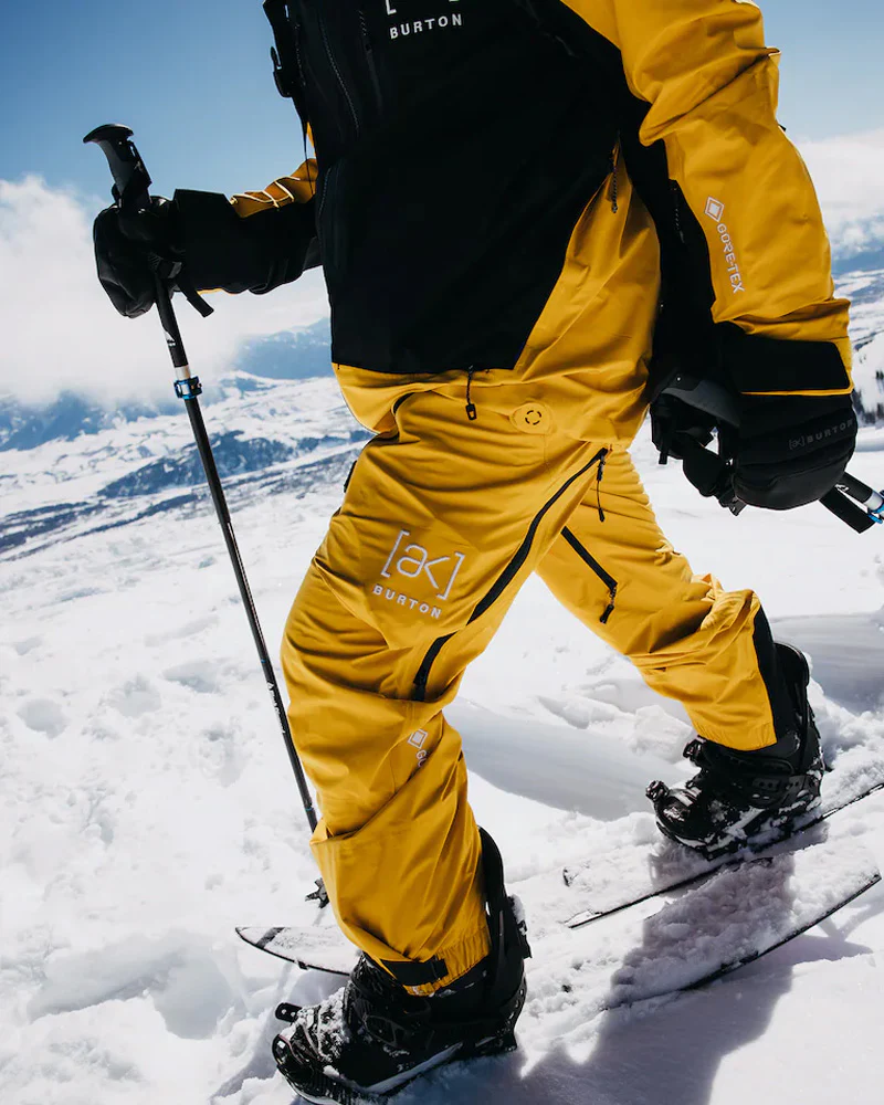 Burton Women's [ak] Tuvak Gore-Tex 3L Pant Goldenrod/True Black 2025 - Image 2