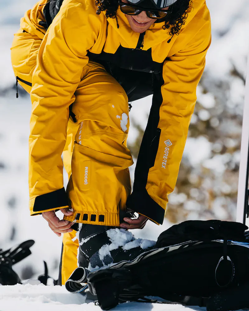 Burton Women's [ak] Tuvak Gore-Tex 3L Pant Goldenrod/True Black 2025 - Image 3