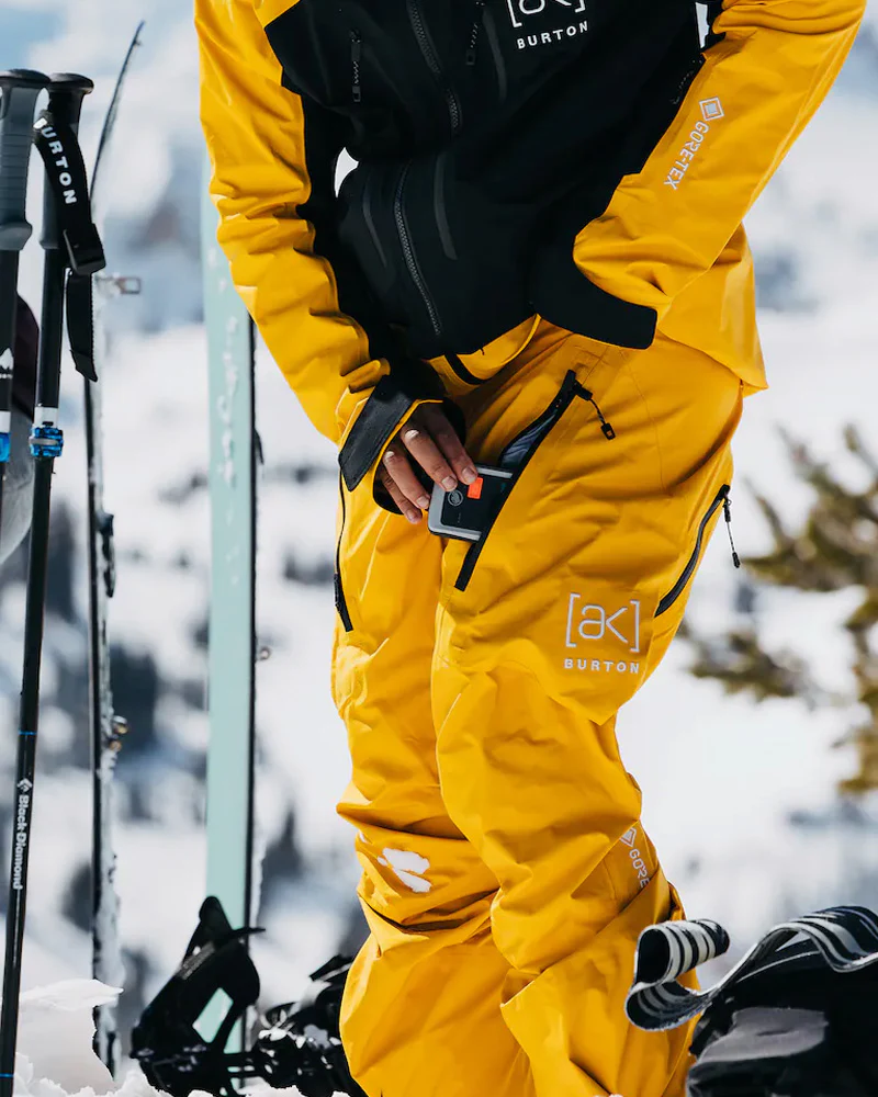 Burton Women's [ak] Tuvak Gore-Tex 3L Pant Goldenrod/True Black 2025 - Image 7