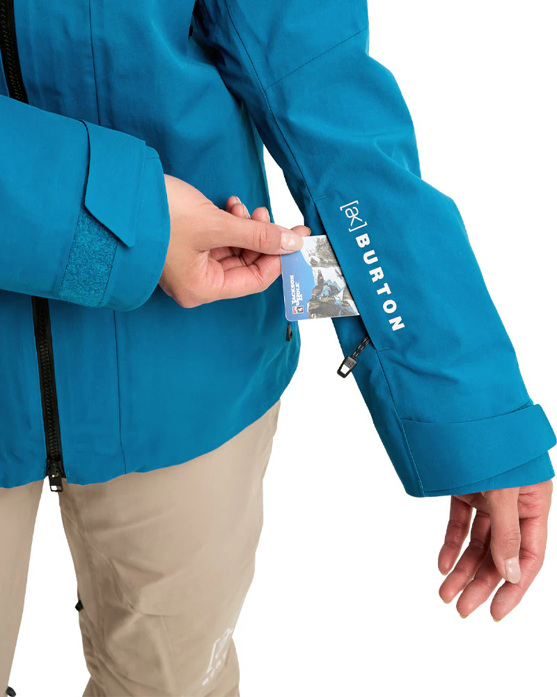 Burton Women's [ak] Upshift Gore-Tex 2L Jacket Blue Teal 2026 - Image 6