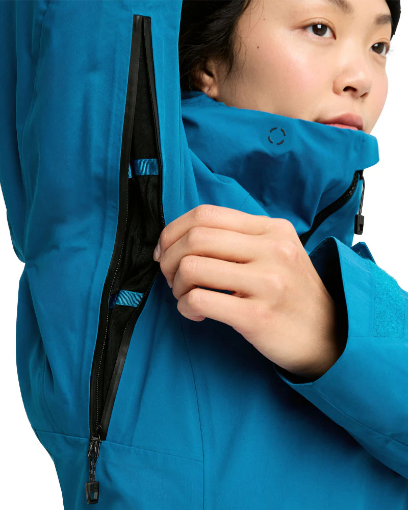 Burton Women's [ak] Upshift Gore-Tex 2L Jacket Blue Teal 2026 - Image 7