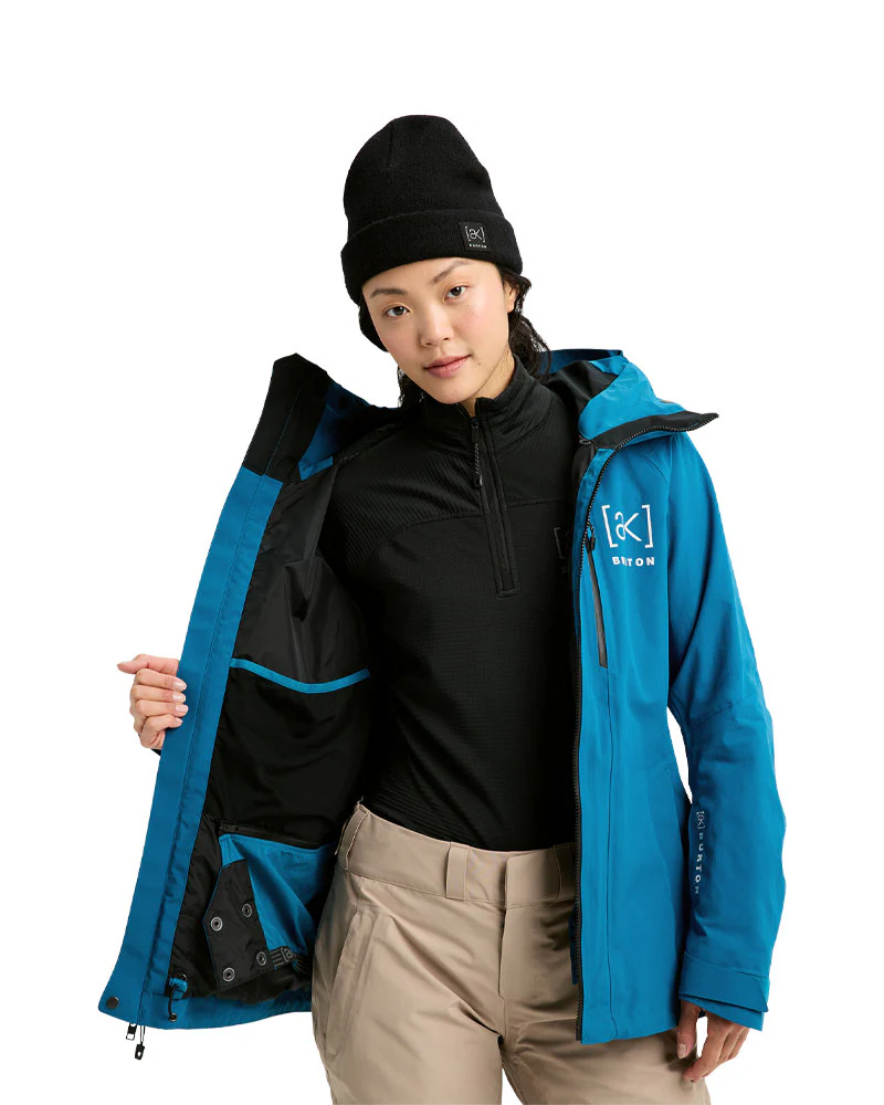 Burton Women's [ak] Upshift Gore-Tex 2L Jacket Blue Teal 2026 - Image 9