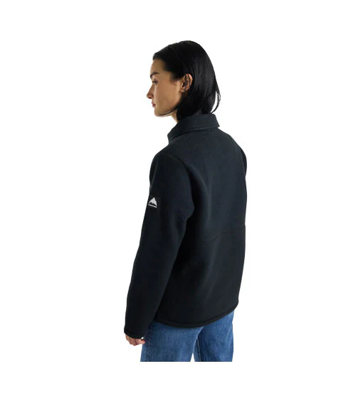 Burton Women's Cinder Fleece Snap Shirt True Black 2026 - Image 3