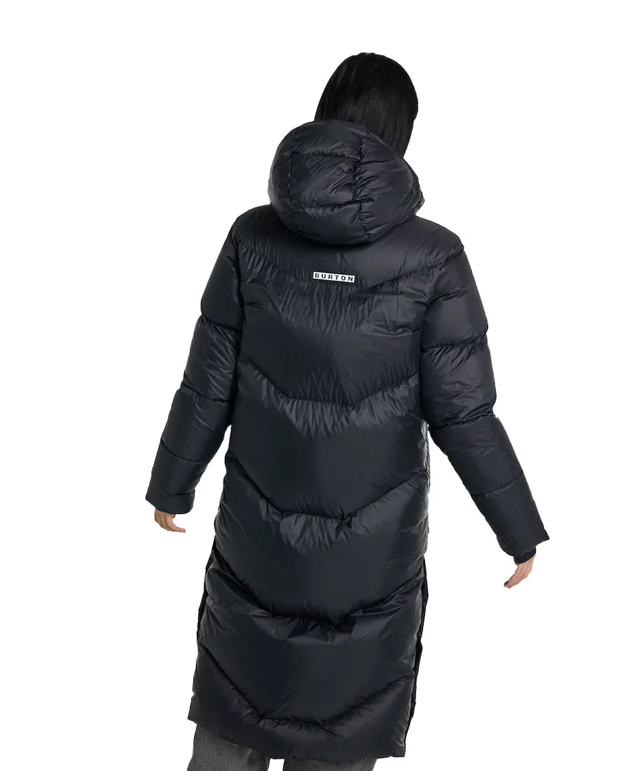 Burton Women's Long Down Parka Black - Image 3
