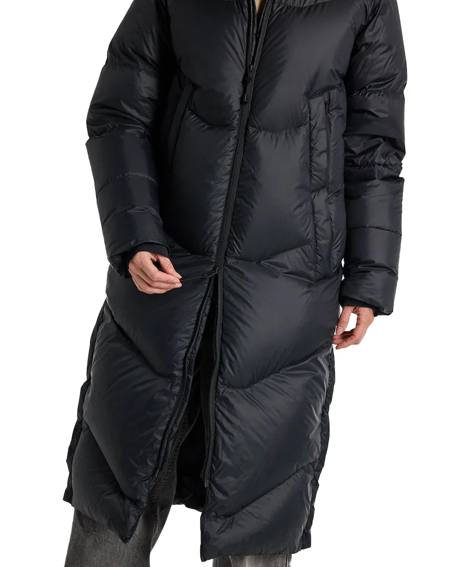 Burton Women's Long Down Parka Black - Image 4