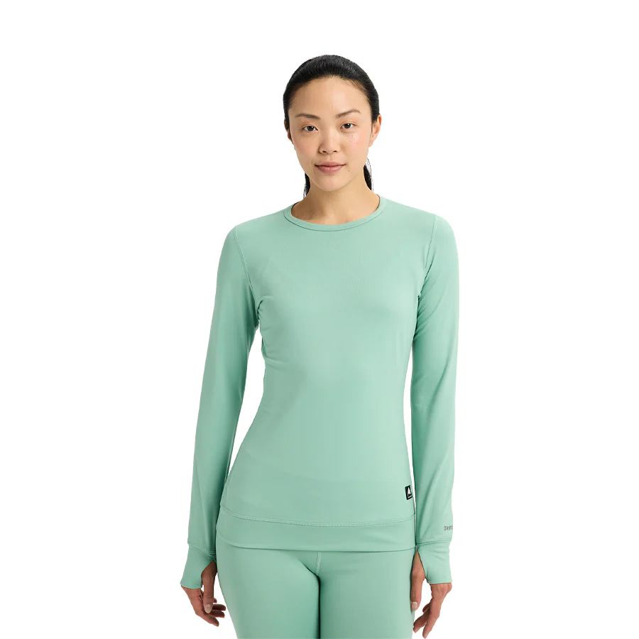Burton Women's Midweight Base Layer Crewneck Soft Sage 2026 - Image 3