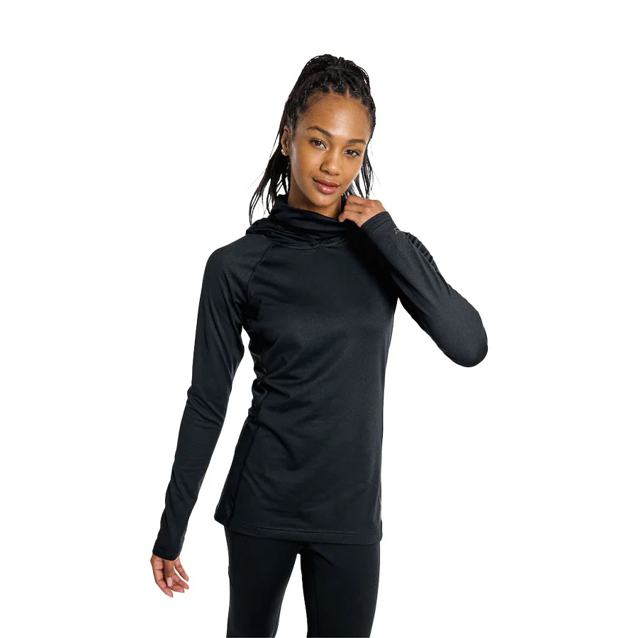 Burton Women's Midweight X Long Neck Hoodie True Black 2026 - Image 2