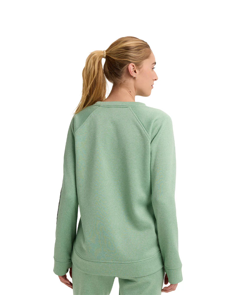 Burton Women's Oak Crewneck Fleece Soft Sage Heather 2026 - Image 4