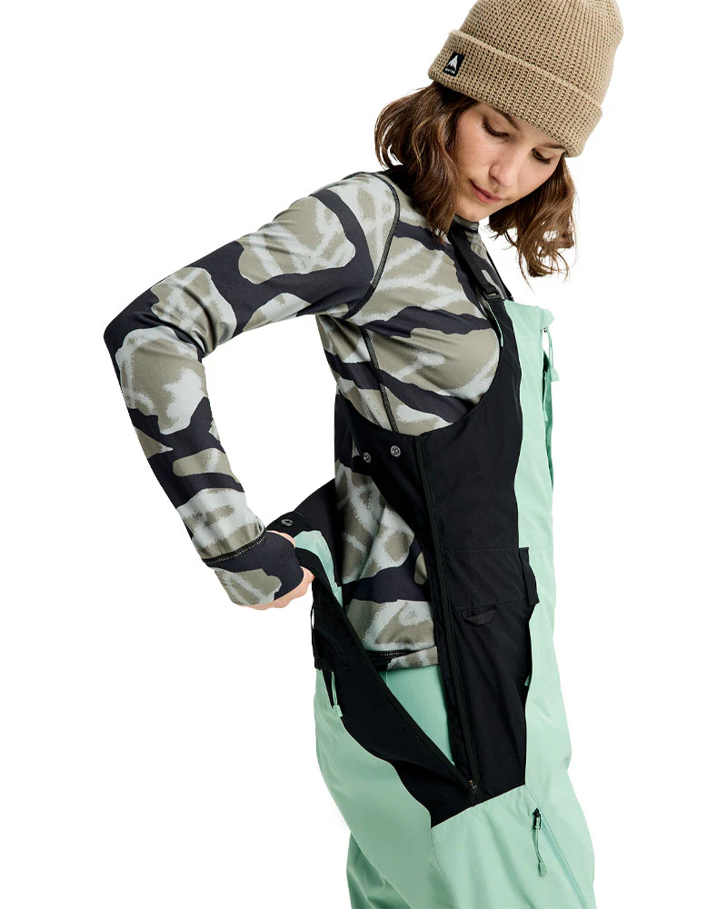 Burton Women's Reserve 2L Bib Pants Soft Sage/True Black 2026 - Image 7