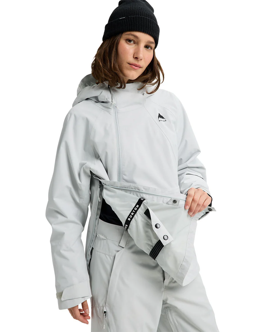 Burton Women's Reserve 2L Relaxed Anorak Gray Cloud 2026 - Image 9
