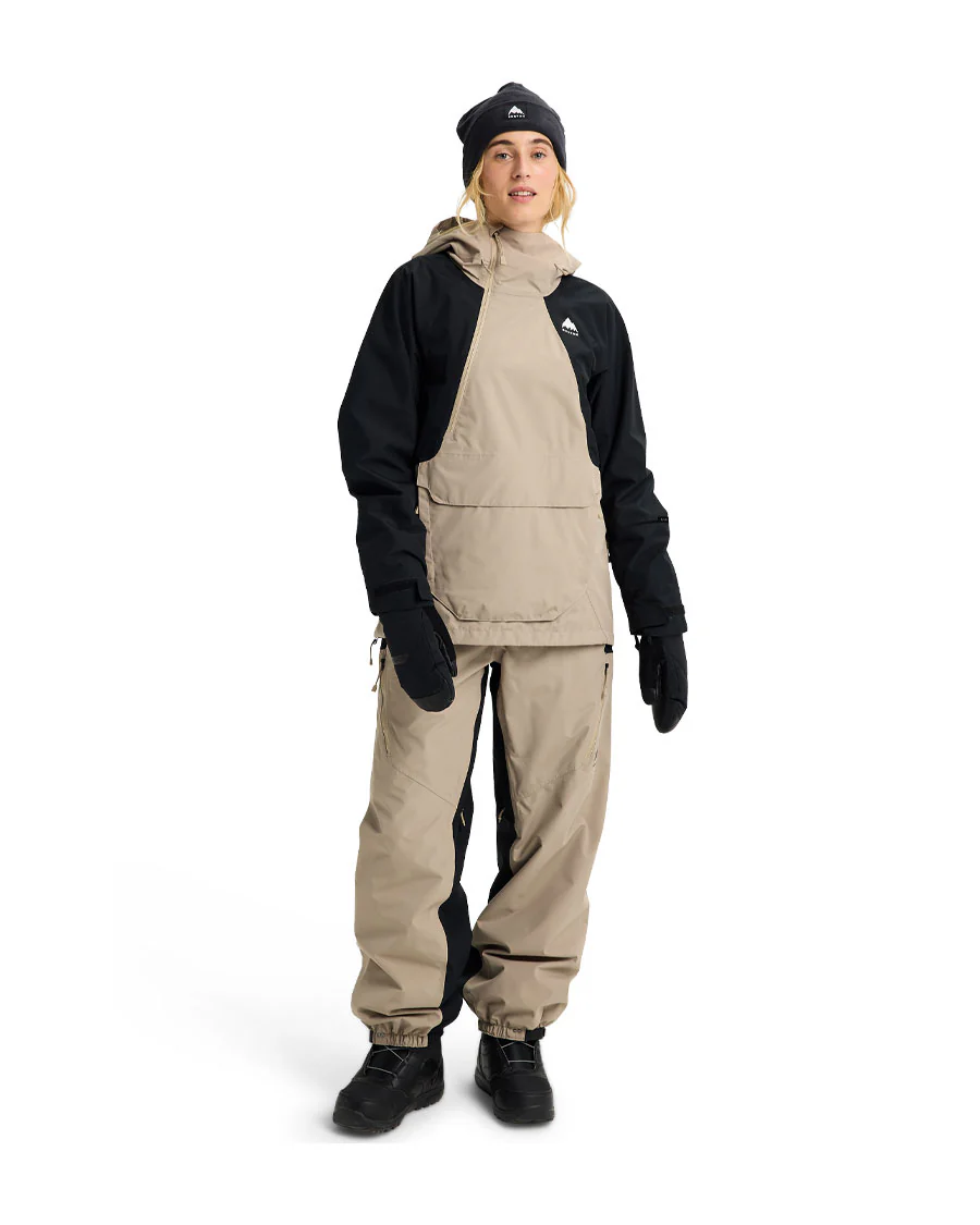 Burton Women's Reserve 2L Relaxed Anorak Summit Taupe/True Black 2026 - Image 2