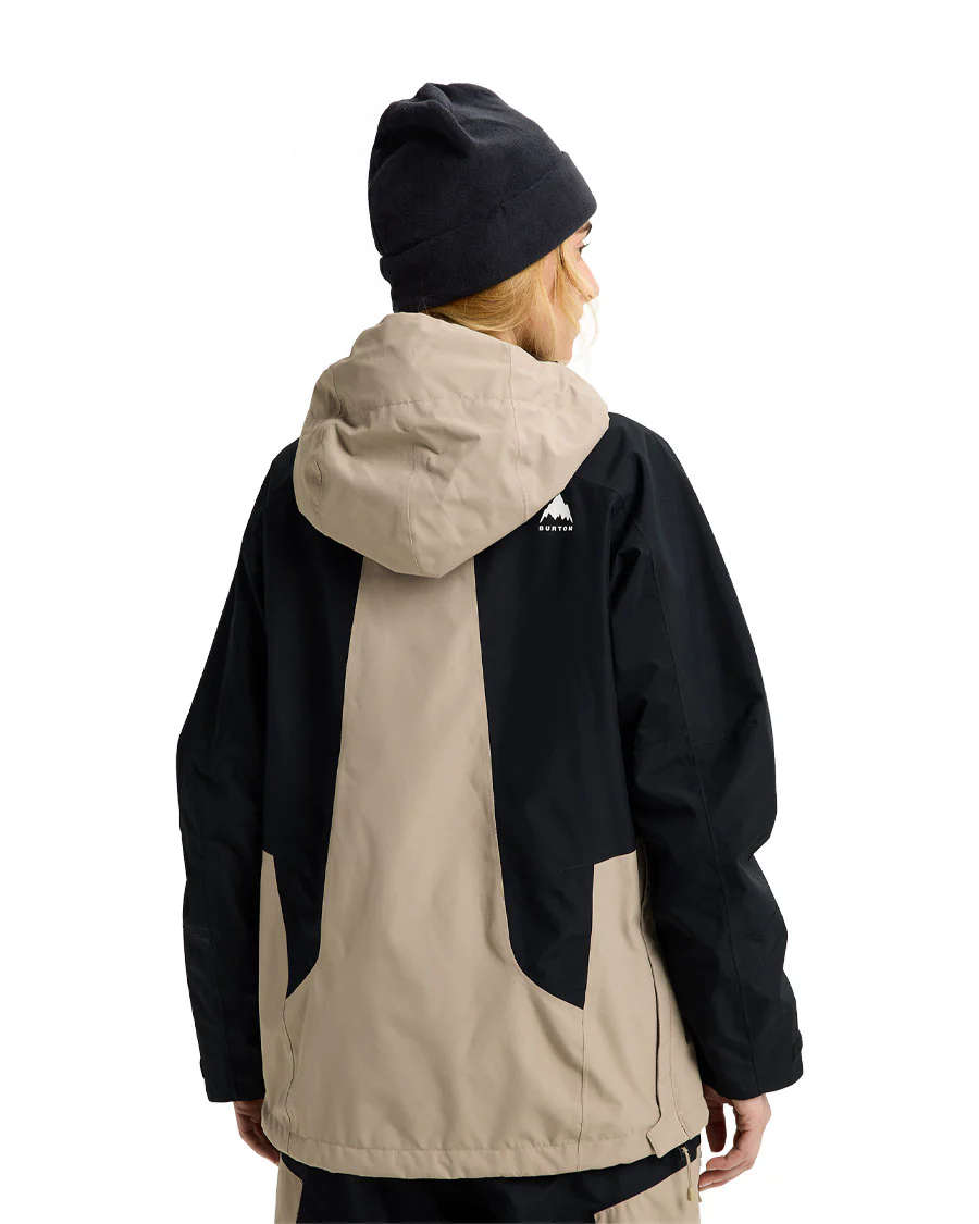 Burton Women's Reserve 2L Relaxed Anorak Summit Taupe/True Black 2026 - Image 4