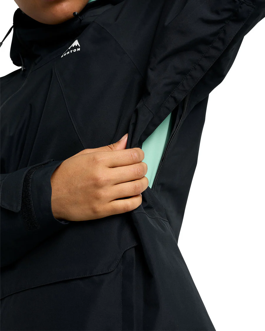 Burton Women's Reserve 2L Relaxed Anorak True Black 2026 - Image 8