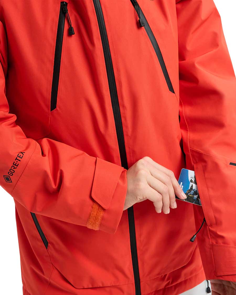 Burton Women's Reserve Gore-Tex 2L Insulated Jacket Fiesta Red 2026 - Image 5