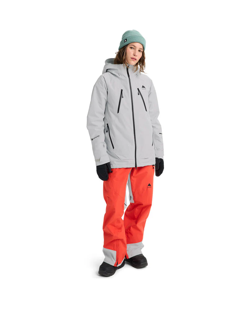 Burton Women's Reserve Gore-Tex 2L Insulated Jacket Gray Cloud 2026 - Image 2