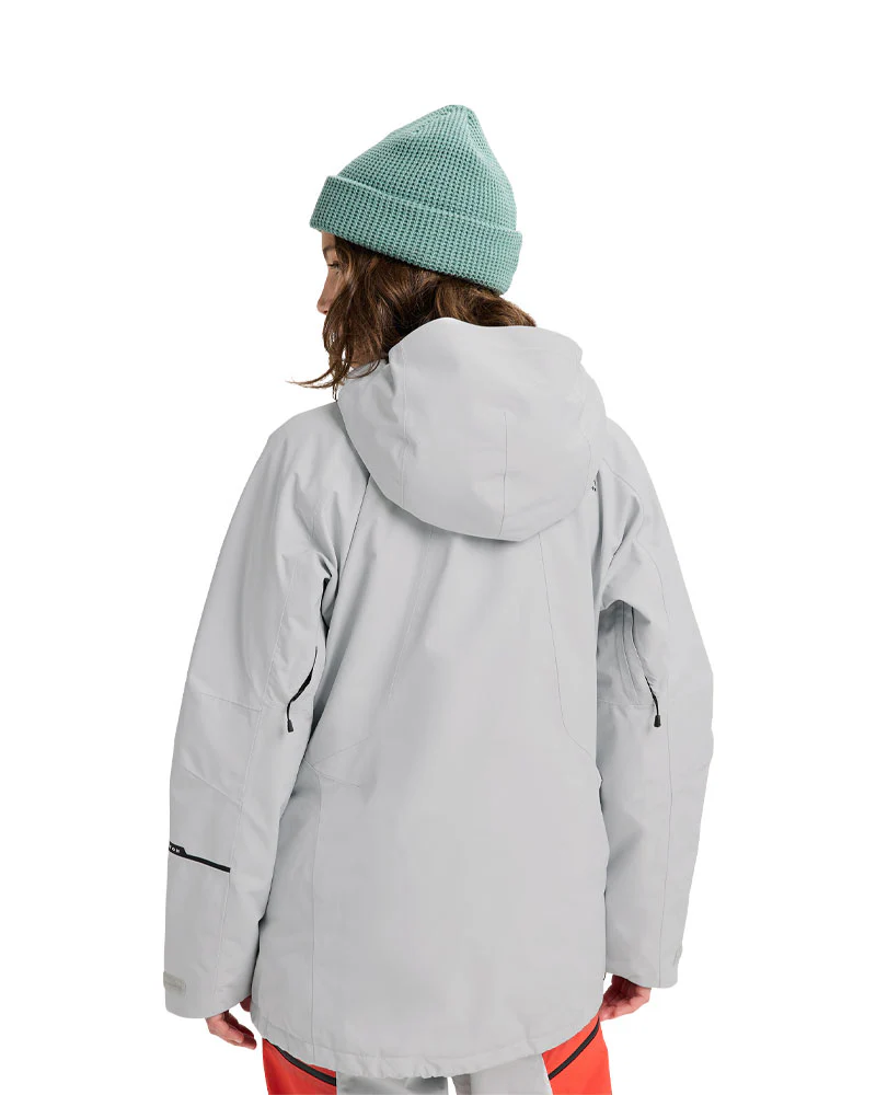 Burton Women's Reserve Gore-Tex 2L Insulated Jacket Gray Cloud 2026 - Image 4