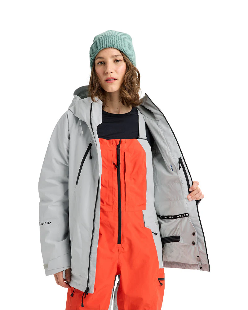 Burton Women's Reserve Gore-Tex 2L Insulated Jacket Gray Cloud 2026 - Image 9