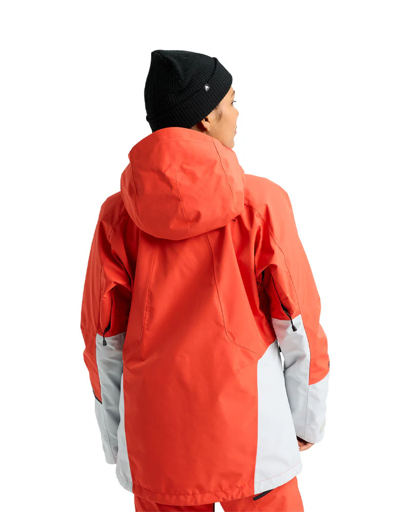 Burton Women's Reserve Gore-Tex 2L Jacket Fiesta Red/Gray Cloud 2026 - Image 4