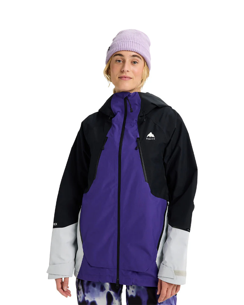 Burton Women's Reserve Gore-Tex 2L Jacket Prism Violet/True Black/Gray Cloud 2026 - Image 3