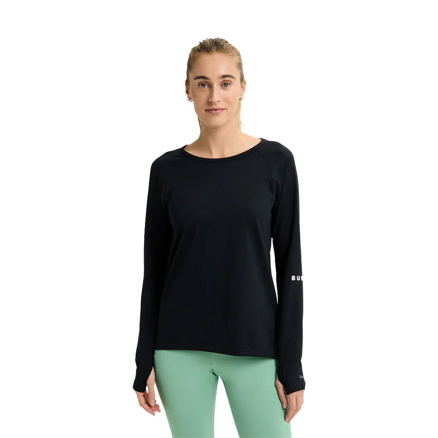 Burton Women's Roadie Base Layer Tech T-Shirt True Black 2026 - Image 2