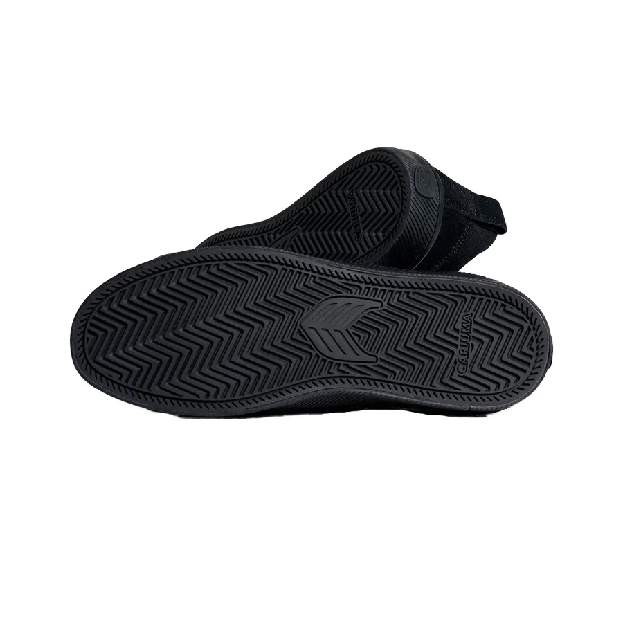 Cariuma Catiba Pro Low - Black Suede/Canvas Ivory - Image 2