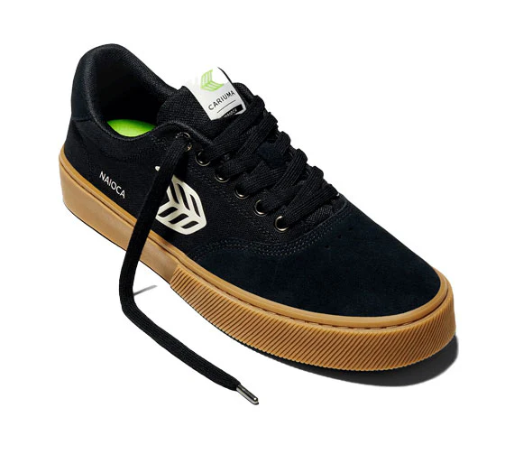 Cariuma Naioca Pro - Gum/Black Suede/Canvas Ivory - Image 2