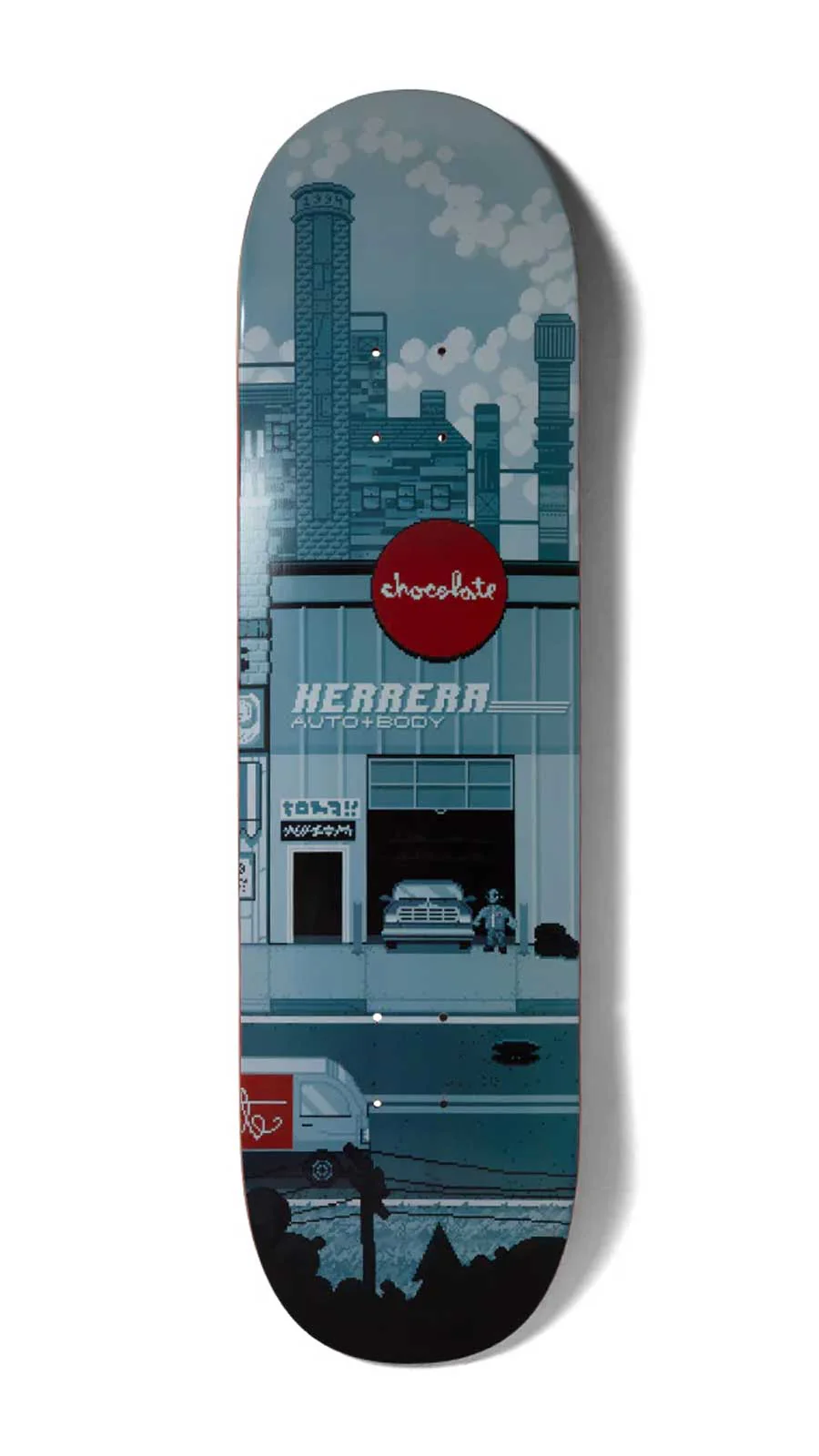 Chocolate Herrera Pixel City Deck 8.5"