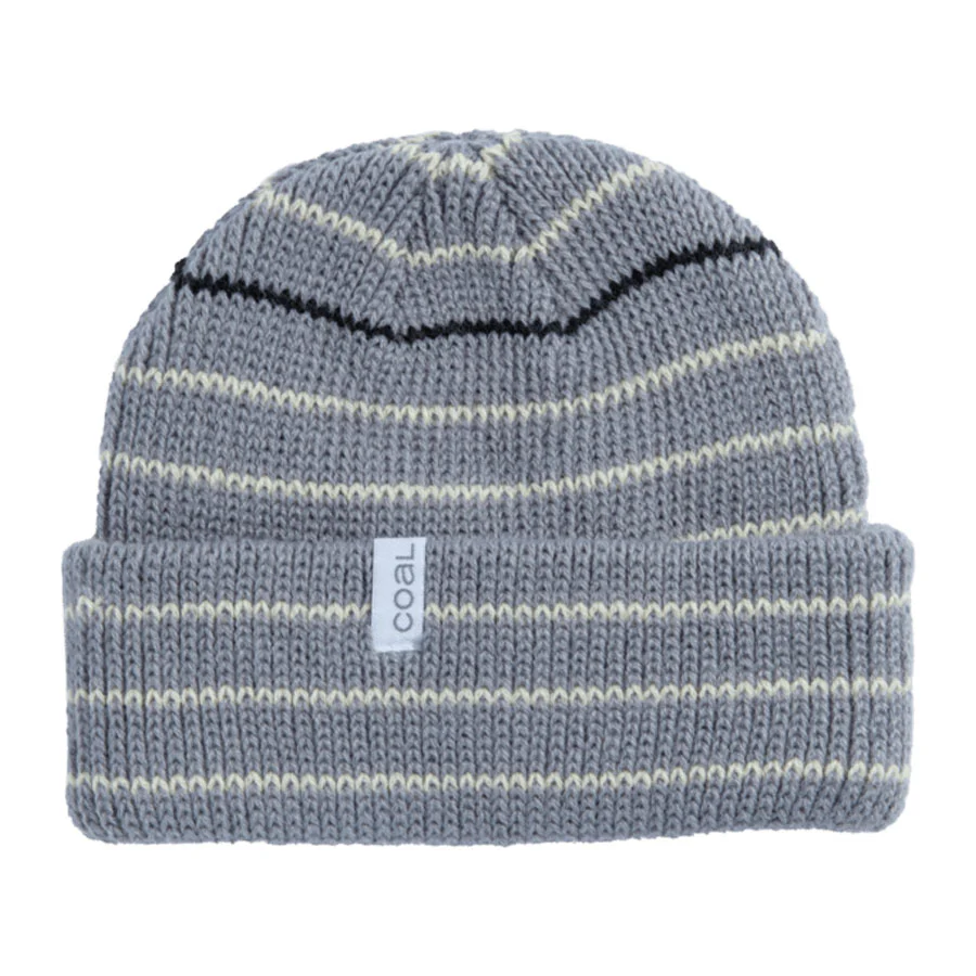 Coal Frena Beanie Mid Grey Stripe 2025