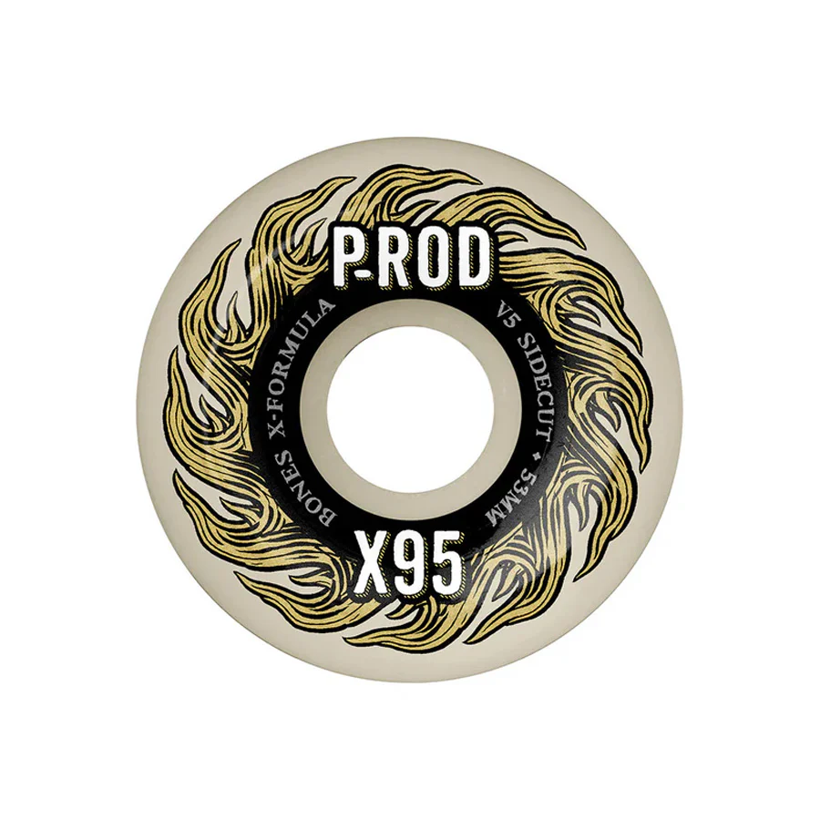 Bones X-Formula P-Rod V5 Sidecut 95A Wheels 53mm