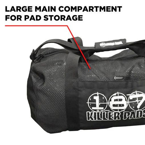 187 Mesh Duffle Bag - Black - Image 4
