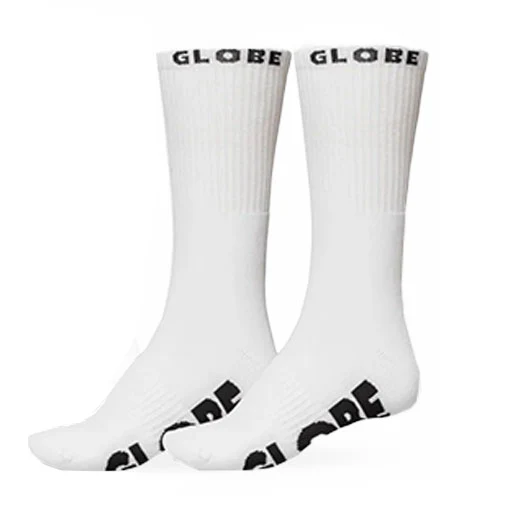 Globe Whiteout Sock 5-Pack White