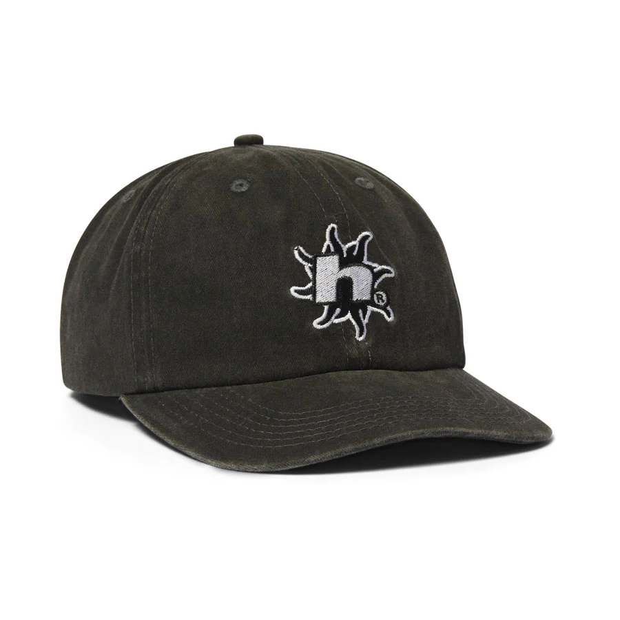 Huf Sol Denim 6 Panel CV Washed Hat Washed Black