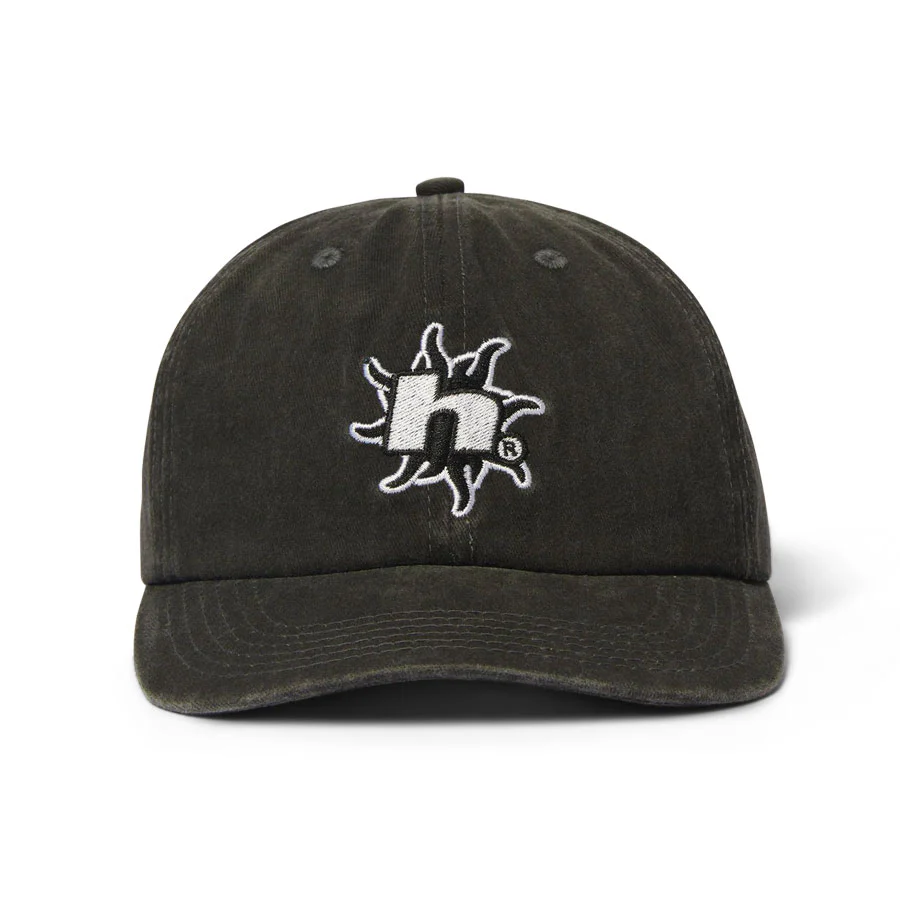 Huf Sol Denim 6 Panel CV Washed Hat Washed Black - Image 3