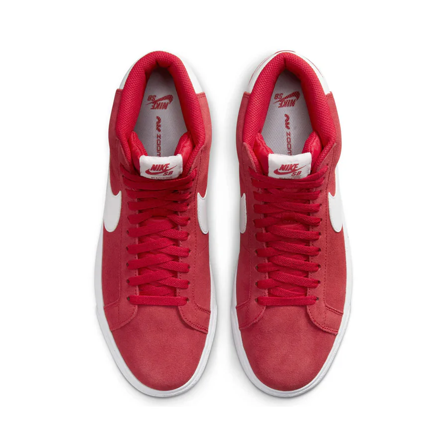Nike SB Zoom Blazer Mid - University Red/White-University Red - Image 2