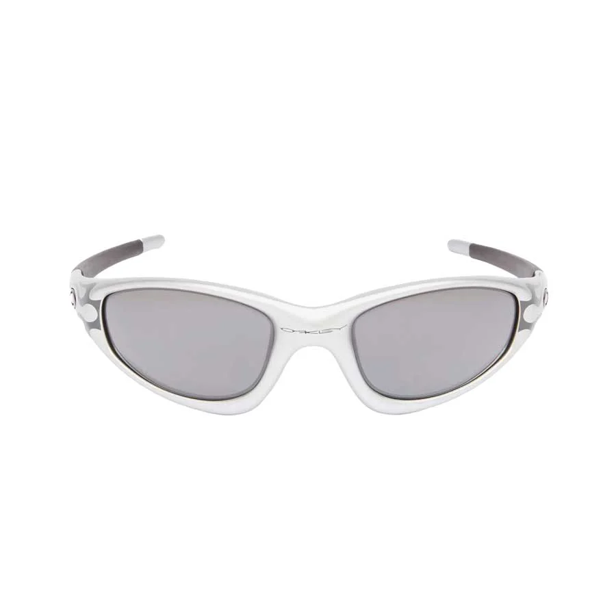 Oakley Straight Jacket 99 - Silver Grey Flames Prizm Black - Image 3