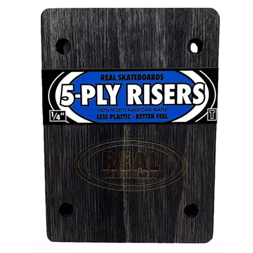 Real 5-Ply Wood Risers Thunder