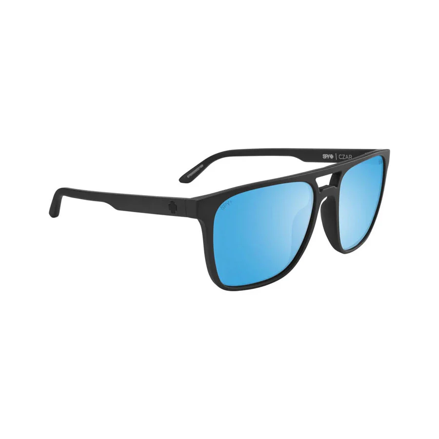 SPY Czar Matte Black Happy Boost Bronze Polar Ice Blue Spectra Mirror - Image 4