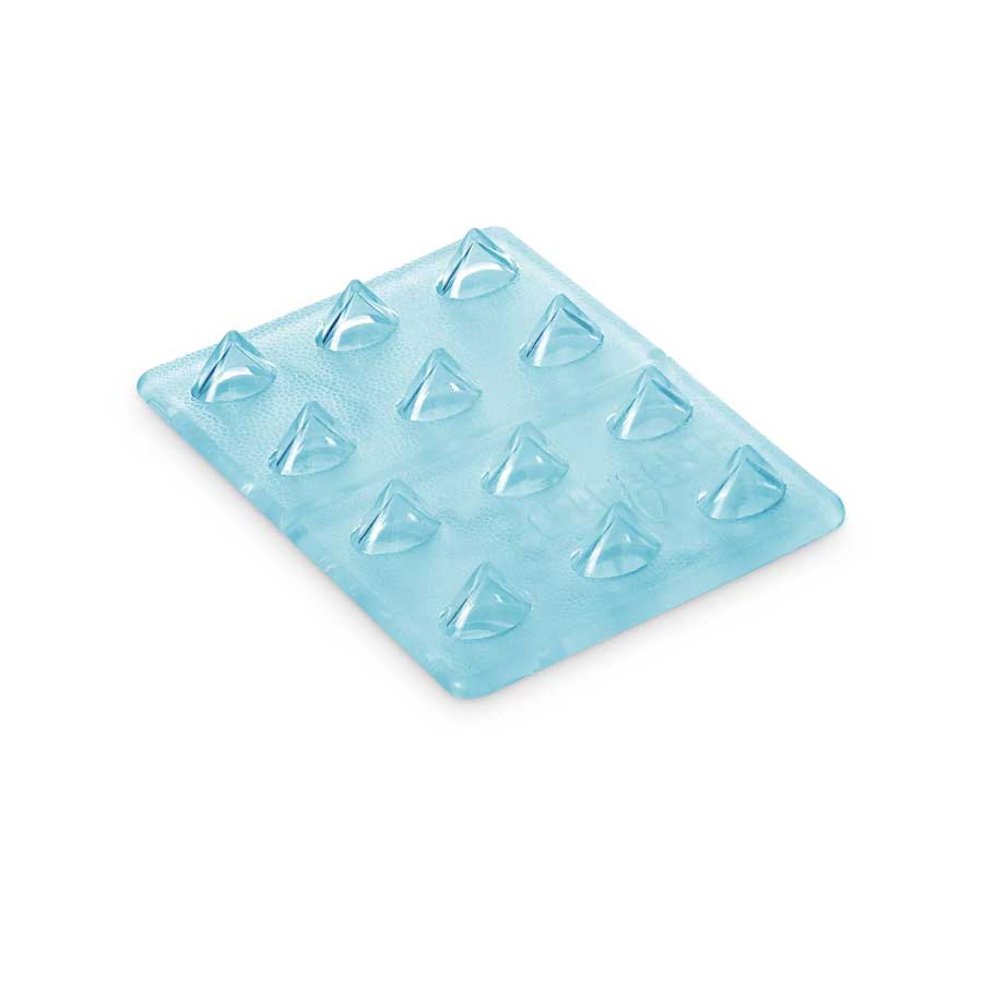 Crab Grab Mini Shark Teeth Stomp Pad Clear Blue