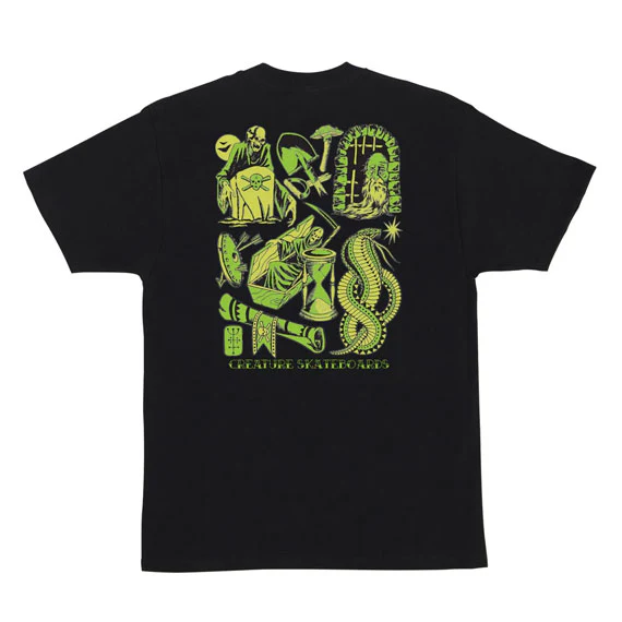 Creature Fiend Flash T-Shirt - Black - Image 2