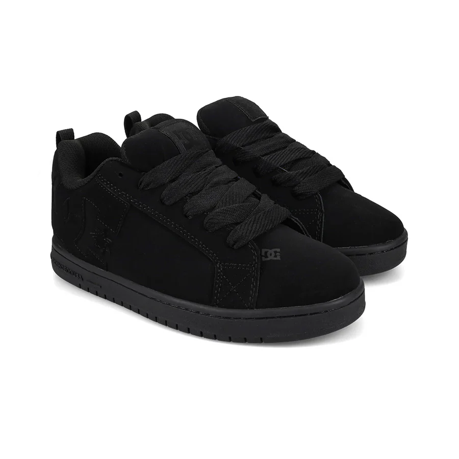 DC Court Graffik Shoe Black/Black/Black - Image 2