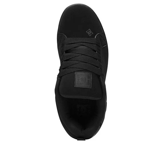 DC Court Graffik Shoe Black/Black/Black - Image 3